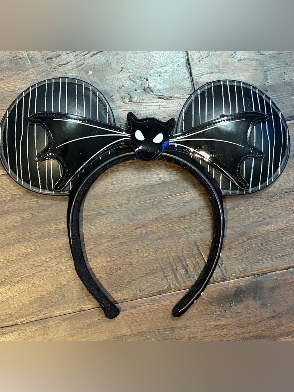 Disney Parks Jack Skellington Mickey Ears Headband Nightmare Before Christmas
